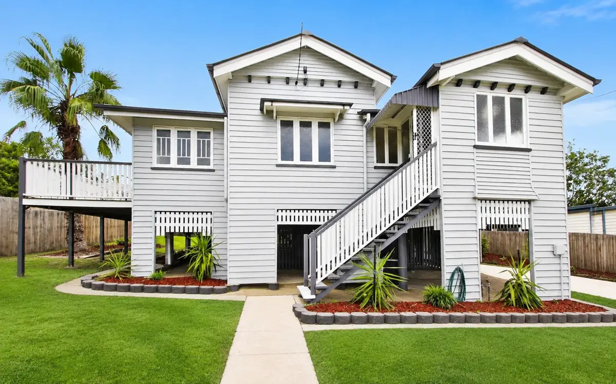 A white Queenslander home managed and leased by Top Sellers Realty