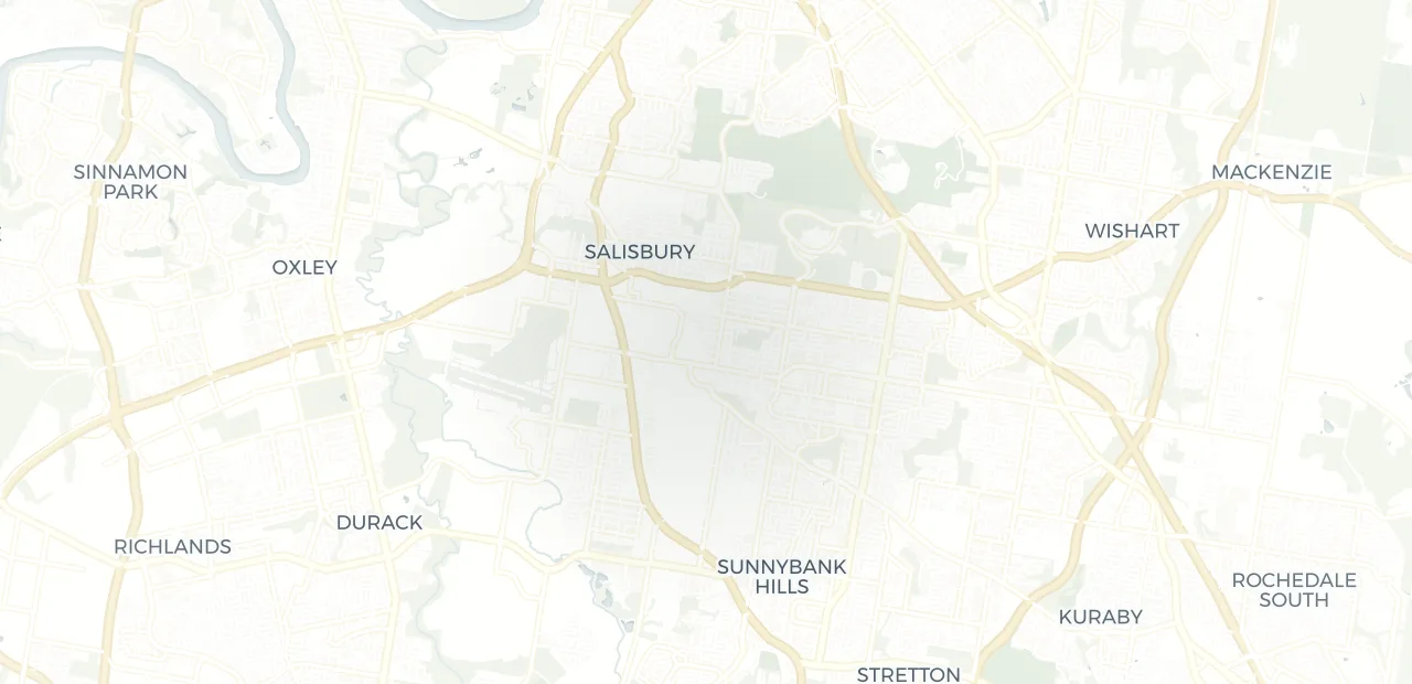 Locality map showing where Coopers Plains sits, 11km south of Brisbane CBD.