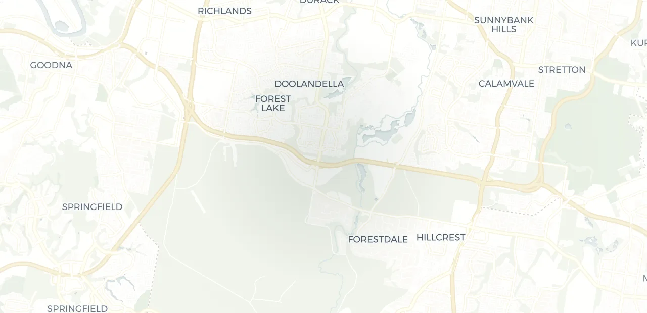Locality map showing where Heathwood sits, 19km south of Brisbane CBD.