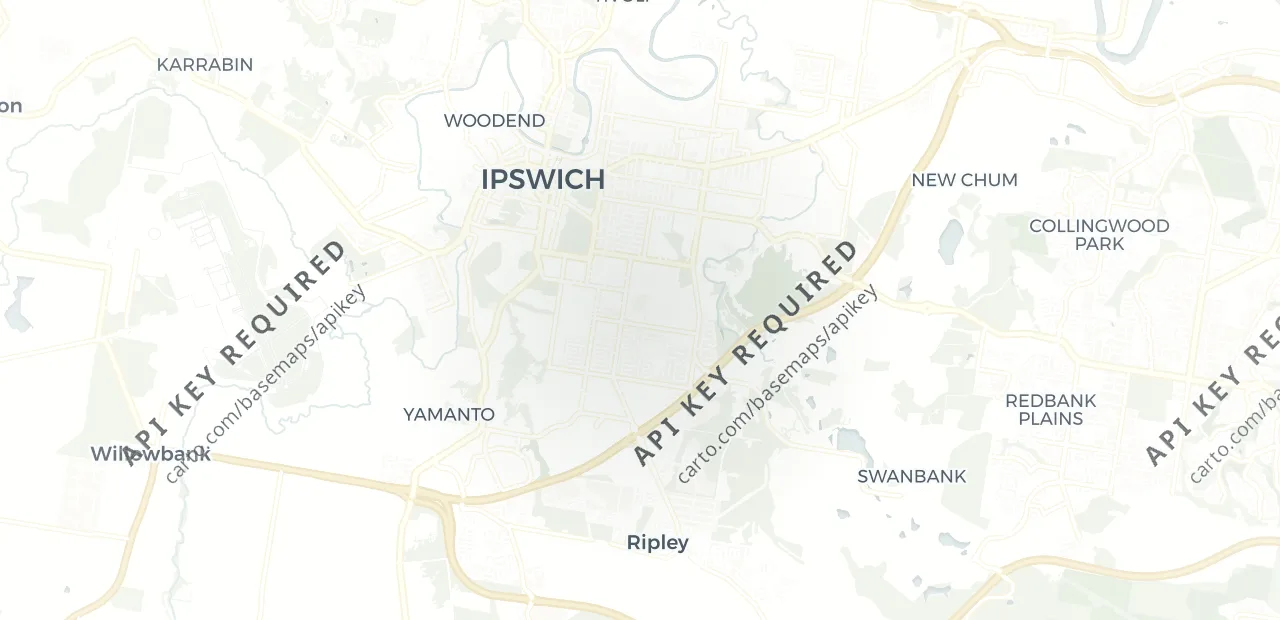 Locality map showing where Raceview sits, 3km south east of Ipswich CBD.