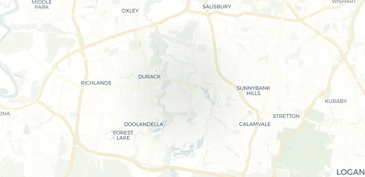 Locality map showing where Willawong sits, 15km south of Brisbane CBD.