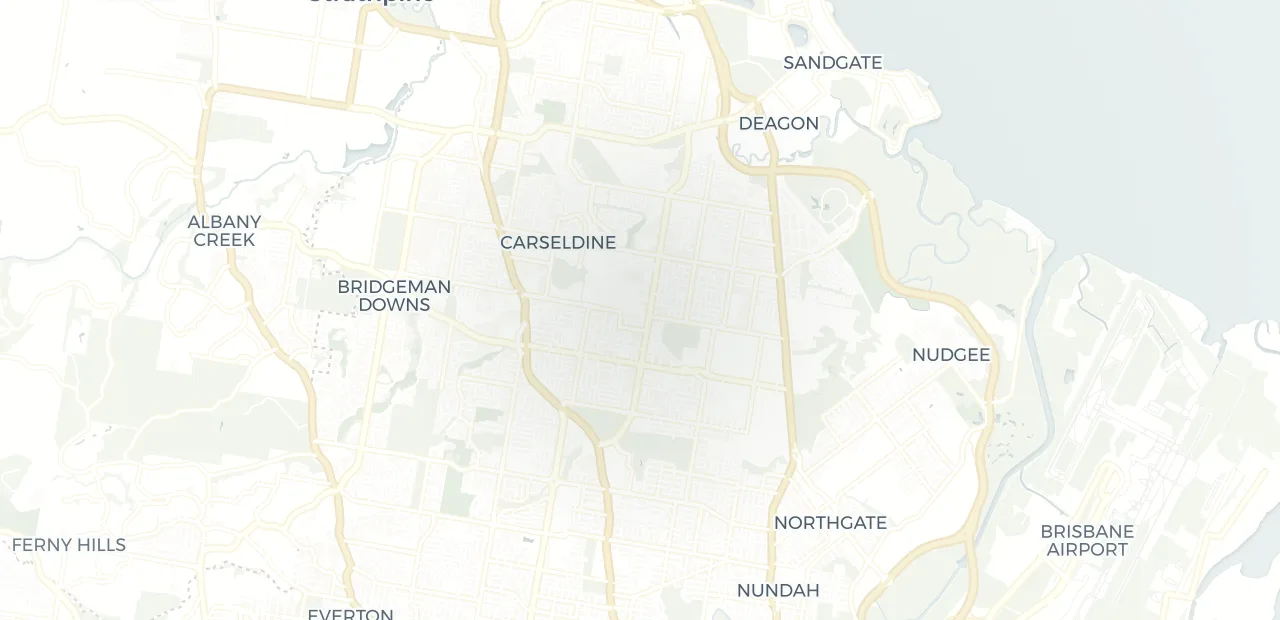 Locality map showing where Zillmere sits, 12km north of Brisbane CBD.